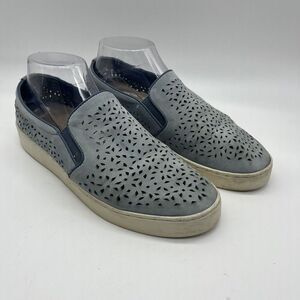 Vionic Women's US 9 Splendid Light Blue Midi Perf Nubuck Slip On Sneaker‎ Shoe